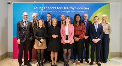 [Translate to English:] WHO Youth Council 2024